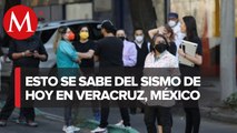 Se registra sismo con epicentro en Veracruz