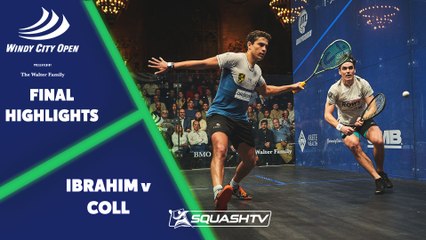Ibrahim v Coll - Windy City Open Squash 2022 Final Highlights