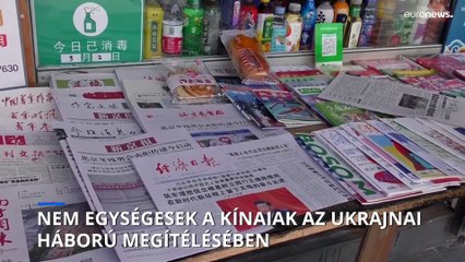 Nem egységesek a kínaiak az ukrajnai háború megítélésében