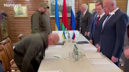 Rusya ile Ukrayna arasındaki müzakereler başladı