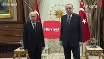 Cumhurbaşkanı Erdoğan, MHP lideri Bahçeli ile görüştü