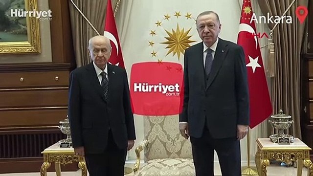 Cumhurbaşkanı Erdoğan, MHP lideri Bahçeli ile görüştü