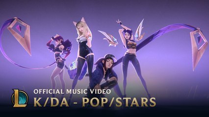 Vídeo musical de POP/STARS pelo grupo fictício K/DA — Vídeo: Riot Games/Divulgação