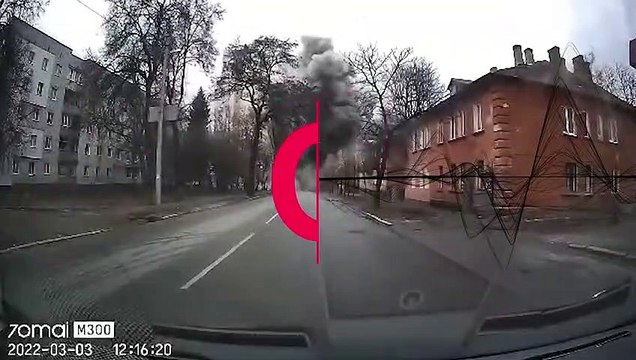 Ukraine: residential area in Chernihiv bombed by Russian forces