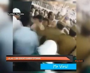 Lelaki cuba bakar Kaabah ditahan