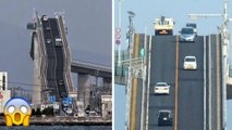 Le pont Eshima Ohashi terrorise tous les conducteurs qui l'empreinte