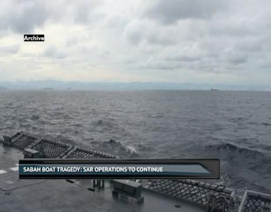 Sabah boat tragedy: SAR operations to continue