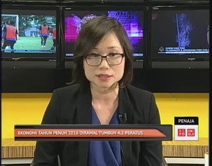 Ekonomi tahun penuh 2016 diramal tumbuh 4.2 peratus