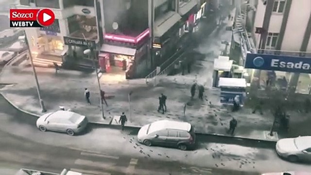 Şiddetli kar fırtınası hayatı olumsuz etkiliyor... Erzurum'da göz gözü görmüyor!