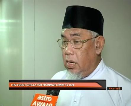 Misi Food Flotilla For Myanmar lewat 12 jam ke Yangon, Myanmar
