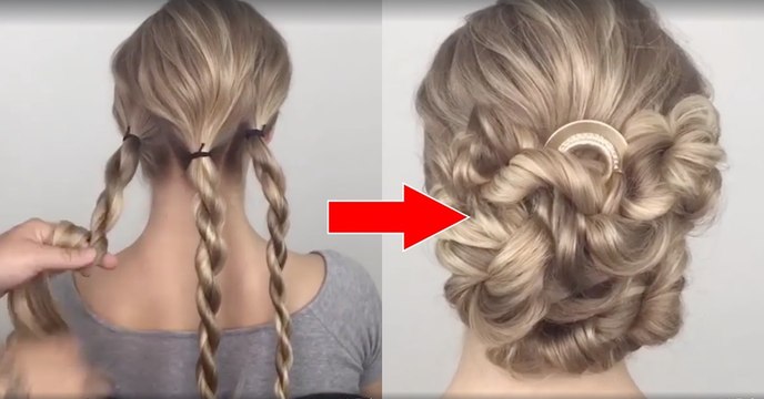 Coiffure : la technique rapide et simple pour réaliser un chignon de mariée