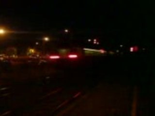 Passage d'une BB16000 en voyage en gare de Bernay