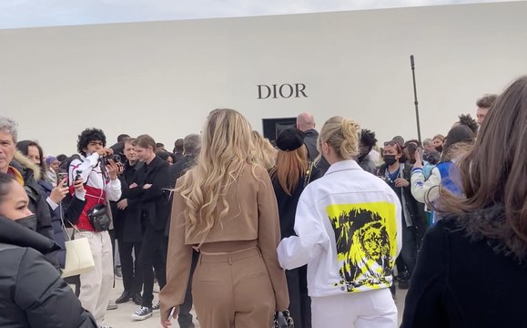 Paris Fashion Week 2022 : Marie France au défilé Dior prêt-à-porter automne-hiver 2022-2023