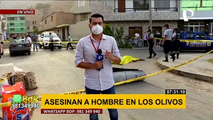 Скачать видео: Los Olivos: Sicarios asesinan a un hombre de 3 disparos