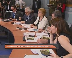 5 negara bantu padam kebakaran hutan terbesar di Chile