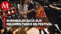 Sacan a bailar a Sheinbaum en Festival Barrio Adentro en CdMx