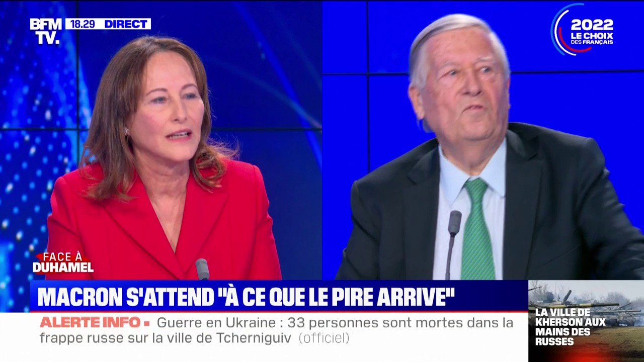 Ségolène Royal: "Ce qui manque cruellement à l'Europe, ce sont des Casques bleus"