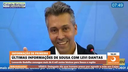 Download Video: Leonardo Gadelha consegue mais de 6 mil cestas básicas para famílias carentes de Sousa e mais seis municípios da região