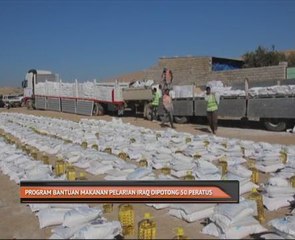 Program bantuan makanan pelarian Iraq dipotong 50 peratus