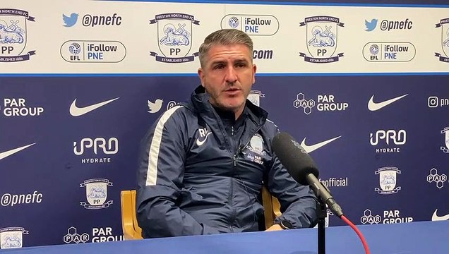 Ryan Lowe pre Bournemouth