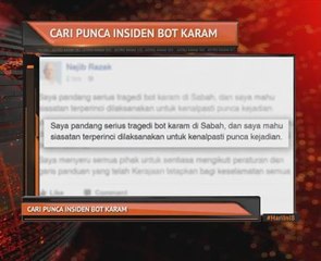 Cari punca insiden bot karam
