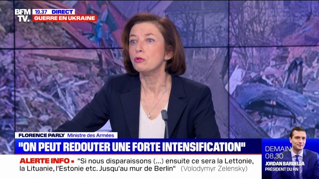 Florence Parly: La Russie doit savoir que si elle attaquait, alors elle trouverait des alliés tous unis par la solidarité qui les rassemble