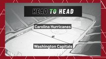 Carolina Hurricanes At Washington Capitals: Puck Line