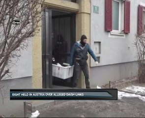 Eight held in Austria over alleged is links