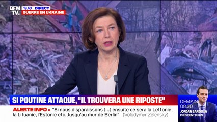 Florence Parly: "Nous aimerions tous comprendre jusqu'où le président Poutine souhaite aller"