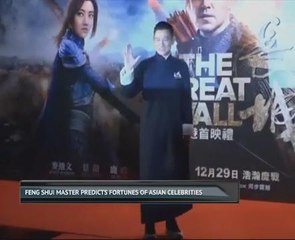 Feng Shui master predicts fortunes of Asian celebrities