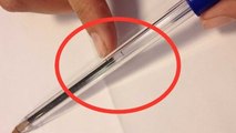 Mais à quoi sert le petit trou dans la tige de nos stylos bic ?