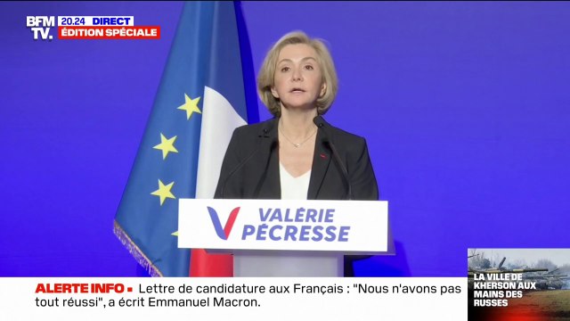 Valérie Pécresse: Ce quinquennat fut celui des illusions perdues