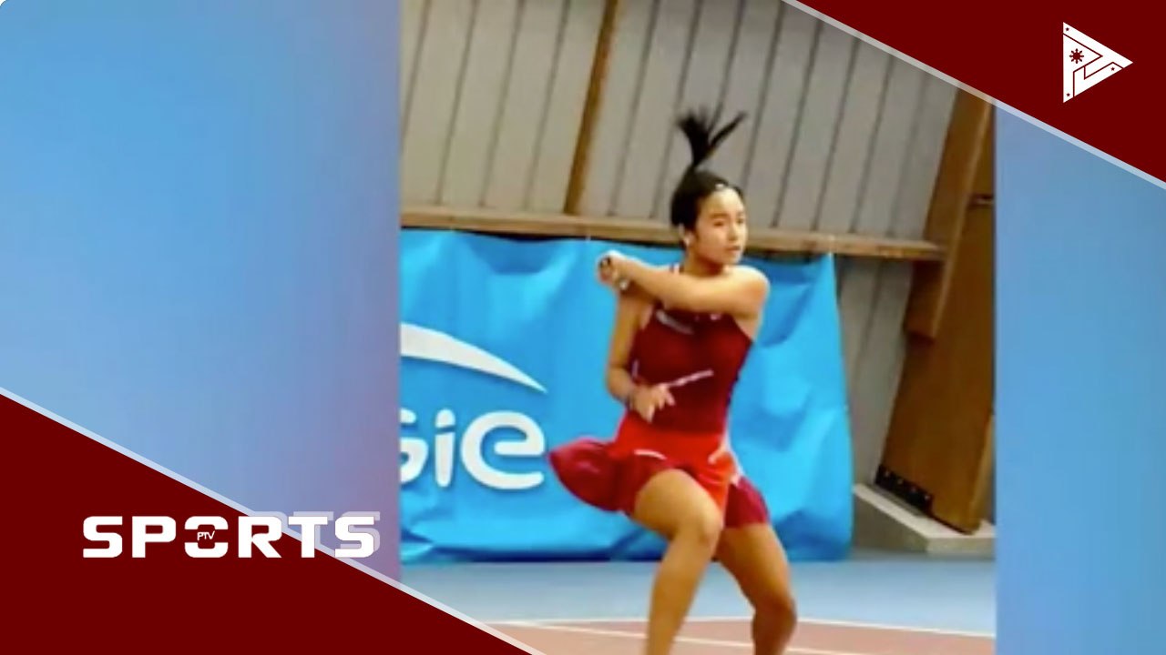 Alex Eala, wagi sa 1st round ng W25 Joue les tour #PTVSports