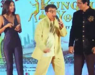 Jackie Chan hits Mumbai to promote 'Kung Fu Yoga'
