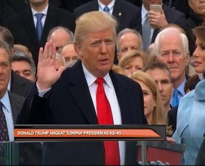 Donald Trump angkat sumpah Presiden AS ke-45