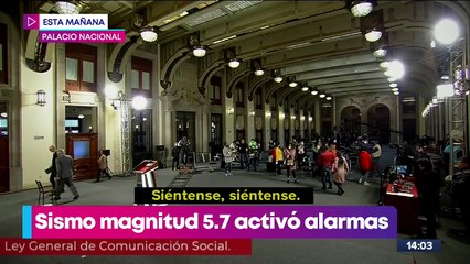 Sismo de magnitud 5.7 activó la alerta en la CDMX, así se vivió