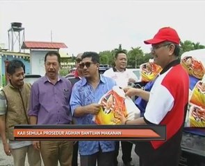 Kaji semula prosedur agihan bantuan makanan