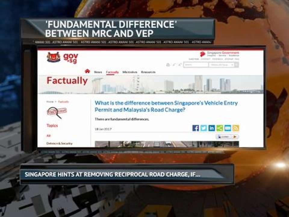 Singapore hints at removing Reciprocal Road Charge, if...