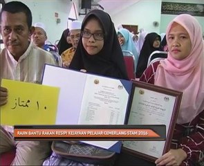 Rajin bantu rakan resipi kejayaan pelajar cemerlang STAM 2016