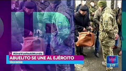 Abuelito de 80 años se une al ejército para defender a Ucrania