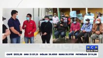 ¡Plantón! Denuncian despidos injustificados en el Gestor Comipronil de Salud en Intibucá