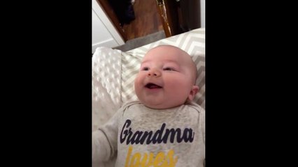 Momma's Jokes Keep Baby Giggling Before Bed