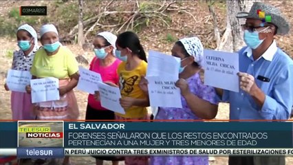 El Salvador: Avanzan búsquedas de restos humanos masacrados por el ejército de 1981