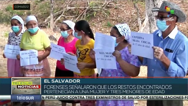 El Salvador: Avanzan búsquedas de restos humanos masacrados por el ejército de 1981