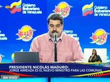 Jorge Arreaza: En esta nueva faceta como Ministro para las Comunas vamos a construir el Socialismo