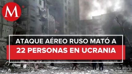 Mueren 22 personas tras ataque de Rusia en Chernígov, Ucrania