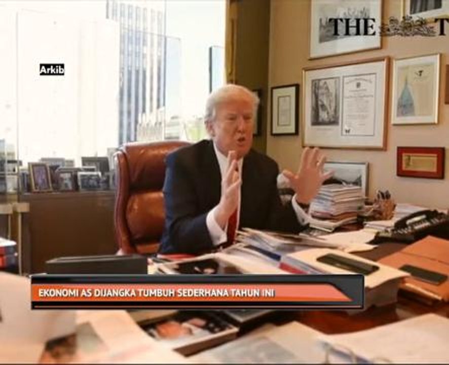 Ekonomi Amerika Syarikat dijangka tumbuh sederh...