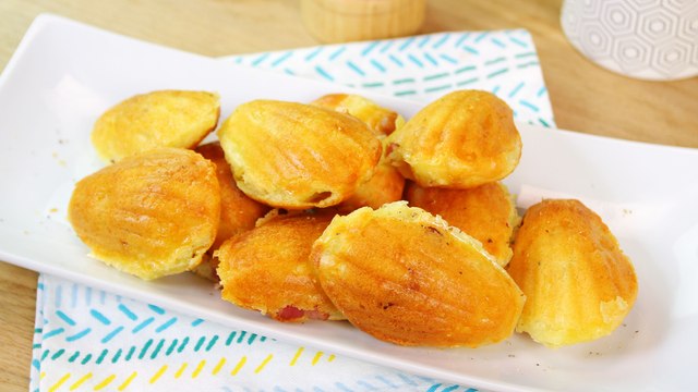 La recette des madeleines fondantes au reblochon pour l'apéro