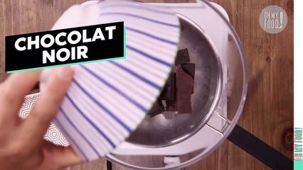 Le mille-feuille meringue et chocolat, le dessert en noir et blanc