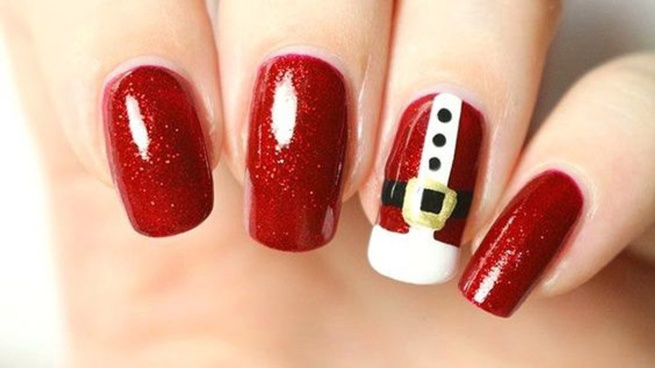 Ongles De Noel Facile A Faire